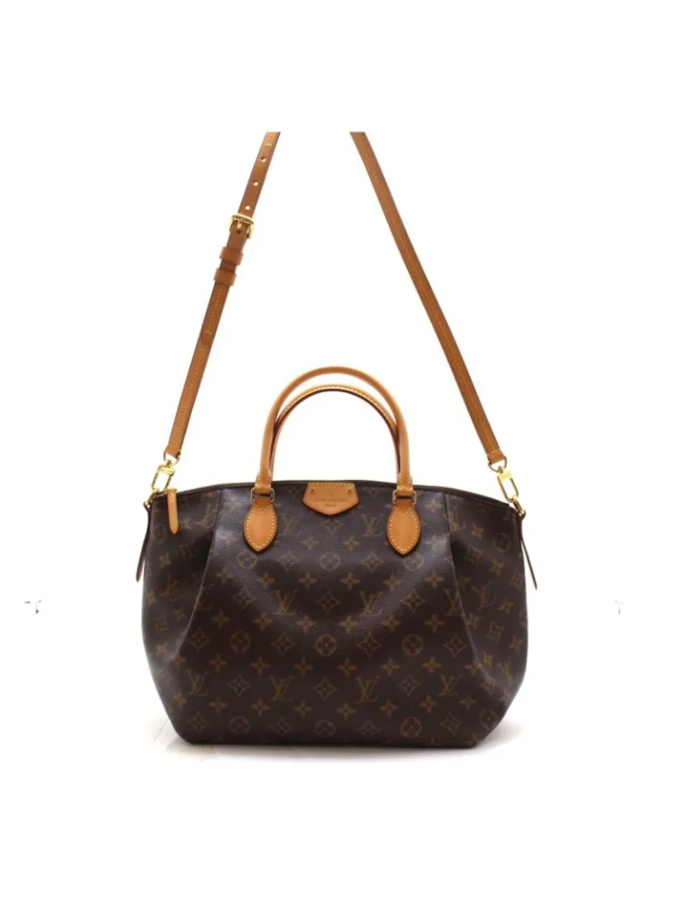 Louis Vuitton Turenne MM Monogram Handbag Canvas